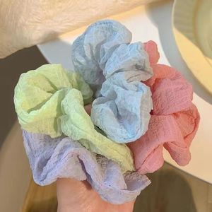 Scrunchies en gaze multicolores, élastiques pour cheveux, accessoires capillaires en tissu pour usage quotidien, collection Printemps 2024 - Product Image 3
