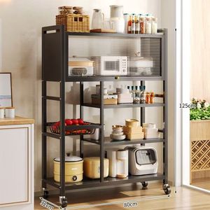 Étagère de <span class=keywords><strong>rangement</strong></span> multifonctionnelle pour cuisine, multi-niveaux, pour légumes, four à micro-ondes, armoire - Product Image 6