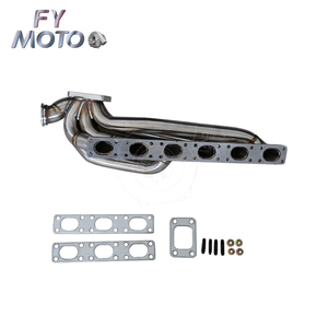 Turbo Header para <span class=keywords><strong>BMW</strong></span> E36 <span class=keywords><strong>320I</strong></span> 323i 325i M3 S50 M50 M52 S50 S52 <span class=keywords><strong>1992</strong></span>- 1998 T3 brida de acero al carbono - Product Image 1