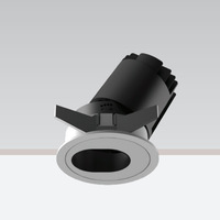 Projet d'hôtel cinq étoiles 12W Anti-éblouissement COB matière réglable Spot Down Light plafonnier encastré LED Downlight