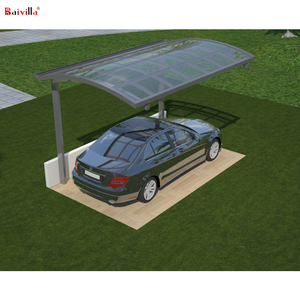 Arqueada Marco de aleación de aluminio en voladizo de aleación de moderno cochera - Product Image 1