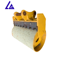 Compacteur de pente de roue de compactage monté sur excavateur pour des projets de terrassement et de remblai