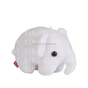 Peluche d'éléphant bébé en coton PP, peluche personnalisable d'éléphant bébé, peluche d'éléphant blanche avec OEM ODM - Product Image 4