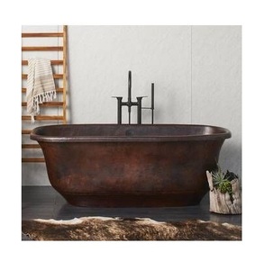 Bañera de cobre antigua grande, fabricante al por mayor, novedad, proveedor de la India - Product Image 6
