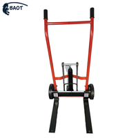 BAOT Nouveau transpalette manuel pliable industriel en métal de 200 kg, mini et portable