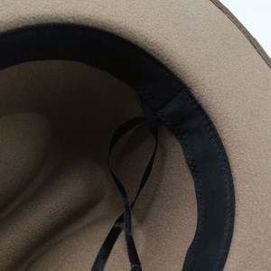 Sombreros Fedora Panamá de Ala Ancha para Mujer, de Fieltro, Ecológicos, Casuales, para Invierno, con Logotipo Personalizado, de Alta Calidad, OEM - Product Image 6
