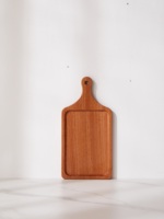 Plateau en bois rectangulaire gravé, durable, écologique, de marque FD, OEM/ODM, avec poignée, pour la décoration de la table