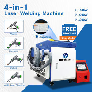 Soldadora Láser Portátil <span class=keywords><strong>de</strong></span> 2000W, 4 en 1, Máquina <span class=keywords><strong>de</strong></span> Soldadura Láser <span class=keywords><strong>de</strong></span> Fibra para Metal, Limpiador y Cortador 4 en 1 para Aluminio - Product Image 2