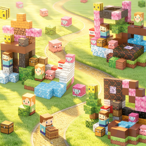 Offerta Speciale: My World 120 Pezzi Cubi da Costruzione Quadrati, Set Creativi di Blocchi da Costruzione STEM, Giocattoli Educativi da Regalo - Product Image 3