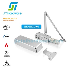 Ferme-<span class=keywords><strong>porte</strong></span> hydraulique de montage <span class=keywords><strong>en</strong></span> surface à glissière réglable <span class=keywords><strong>en</strong></span> EN2-EN6 de vitesse à deux étages résistant au feu ADA U et L - Product Image 1
