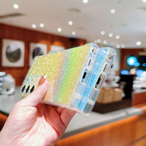 Étui de téléphone antichoc avec paillettes scintillantes arc-en-ciel laser pour Samsung S26 S25 S24 S23 Ultra S22 S21 Plus FE A14 A54 A34 <span class=keywords><strong>A13</strong></span> A23 <span class=keywords><strong>A53</strong></span> - Product Image 6