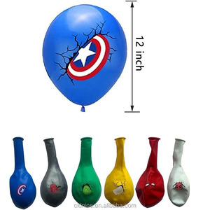 Bonita decoración de fiesta de cumpleaños de superhéroe, globo de <span class=keywords><strong>Los</strong></span> <span class=keywords><strong>Vengadores</strong></span>, Spiderman, Iron Man, Hulk, suministros para fiestas, <span class=keywords><strong>Banner</strong></span>, telón de fondo - Product Image 4