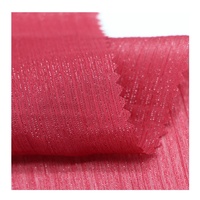 Tissu 100% Polyester à imprimés, mousseline de soie, polycouleur argent, or et métallique, étoffe en mousseline de soie brillante et scintillante