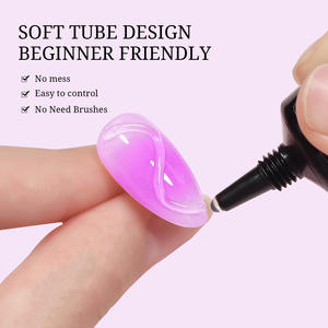 Gel de sculpture 3D 15ml vernis transparent sans essuyage pour les conceptions d'ongles DIY Nail Art <span class=keywords><strong>Dessin</strong></span>, Moulage - Product Image 4