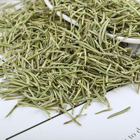 Grand stock de feuilles de romarin séchées, thé aux herbes de couleur verte, pur, naturel et riche en parfum