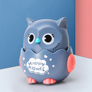 ของเล่นนกฮูก กดแล้วไป หมุนได้ 360 องศา น่ารัก แบบการ์ตูน กดแล้วดึง ถอยหลังได้ ของเล่นนกฮูกสำหรับเด็ก - Product Image 2