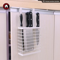 Support de rangement sur la porte de l'armoire pour organisateur de cuisine, bloc de couteaux