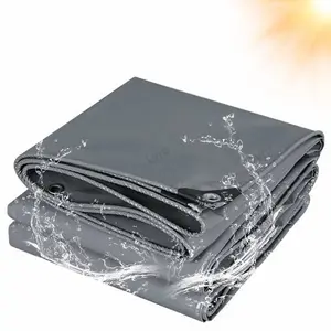 Guanglvju bâche PVC enduite pour couvertures, bâche PVC imperméable de couleur grise de Protection contre les UV