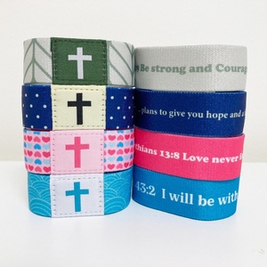 Personalizado programable NFC Jesús fe pulsera cristiana diaria Biblia verso NFC pulsera - Product Image 6