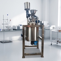 Réacteur de pyrolyse à flux direct à double enveloppe Borui 50L, réacteur chimique de craquage thermique à l'échelle pilote pour les déchets de biomasse et de plastique
