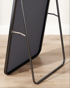 Specchio da Terra Decorativo ad Angolo Retto con Cornice, Grande Specchio Lungo ad Arco per Arredamento Casa - Product Image 6