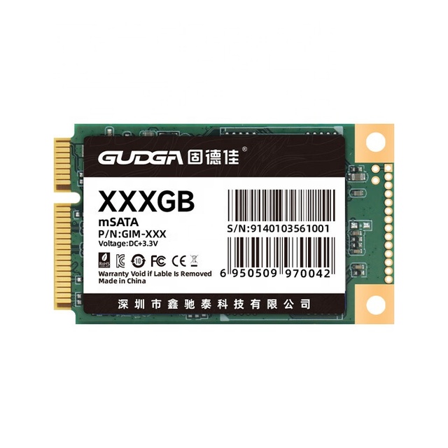 GUDGA Internal MSATA 32GB/64GB/128GB Mini SSD SATA III 6Gbps