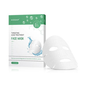 <span class=keywords><strong>Masque</strong></span> <span class=keywords><strong>en</strong></span> Soie Traitant l'Acné à Marque Blanche, Extrait de Centella, <span class=keywords><strong>Tissu</strong></span> Fin pour <span class=keywords><strong>Soin</strong></span> Quotidien de la Peau Sensible du Visage - Product Image 2