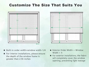 Tapparelle motorizzate sistema di controllo remoto intelligente funzionamento silenzioso misura personalizzata disponibile per grandi finestre dal pavimento al soffitto - Product Image 5