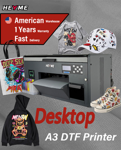 Impresora DTF de Escritorio Mini Automática Heyme 2025, Nueva Actualización, Cabezal de Impresión <span class=keywords><strong>Epson</strong></span> XP600, Formato Grande A3/A3+, 1 Año de Garantía - Product Image 4