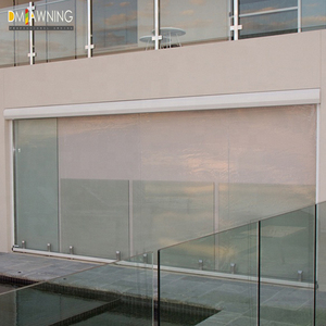 Sistema di Tende a Rullo Verticali Motorizzate in Alluminio Personalizzate, Antivento, con Zip Track per Patio, Giardino e Balcone, Protezione Solare - Product Image 5