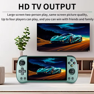 Console de jeu portable rétro FORYOBUD X55, écran HD de 5,5 pouces, console de jeu portable WiFi pour enfants et adultes, RK3566, émulateurs open source - Product Image 3