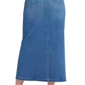 Falda Vaquera Retro Casual de Cintura Alta para Mujer, Nueva Moda Otoño 2025, Venta al Por Mayor de Boutique - Product Image 4