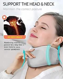 Collier cervical en soie respirante pour un sommeil confortable, correction de la posture, anti-ronflement et soulagement de la douleur - Product Image 6