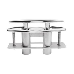 5"/6"/8"/10" 316 Stainless Steel Retractable Boat <strong>Cleat</strong> Heavy Duty Flush Mount Deck <strong>Cleats</strong> with Backing <strong>Plate</strong> and Lock Nuts - Product Image 1