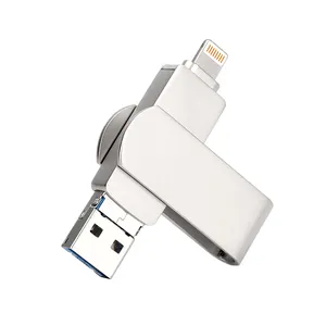 YONANSON IOS Android Computer 3 in 1 OTG USB Flash Drive Free Customized Personalized Logo Hi-Speed USB for Corporate Gifts