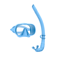 Vente chaude DIVE enduit verre trempé masque de plongée à lentille unique ensemble de plongée en apnée pour la plongée sous-marine et la plongée en apnée à sec