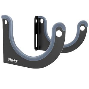 Tiras protectoras de goma suave de alta resistencia Ganchos de acero Estante de almacenamiento montado en la pared con perchas de pared en material metálico - Product Image 6