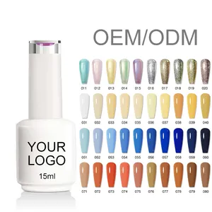 Private Logo Supplier Long Lasting UV Nail Gel Manufacturer Low Moq Soak Off Hema Free Colors Gel Polish Wholesale