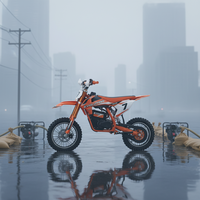 Motor Mini Dirt Bike Off-Road 36V 500W untuk Anak, Motorcross dengan Motor Tengah, Single Speed, Rem Cakram, Baja Karbon untuk Usia 6-12 Tahun