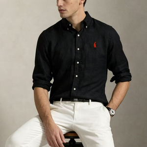 Camisa de Franela para Hombre Ralf 2026 con Logotipo Personalizado, Camisa de Vestir Económica al por Mayor con Mangas Largas y Transpirable, Modelo Laurla - Product Image 2