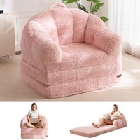 Französisches Design Modulares Verstellbares Ausziehbares Klappbares L-förmiges Schlafsofa Komfort Stoff Sitzsack Bodensofa mit Griff Kunstleder