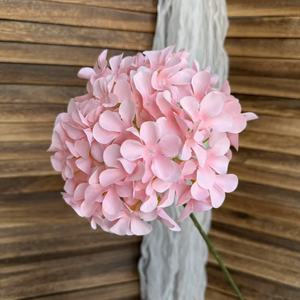 Oferta Especial: Flor Artificial de Hortensia Blanca y Rosa, Cabeza Individual de Seda, para Decoraciones de Bodas, Día de la Madre, Navidad y Año Nuevo - Product Image 3