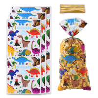 Sacs d'emballage auto-adhésifs recyclables OPP cuits au four personnalisés thermoscellage sérigraphié pour gâteaux bonbons biscuits sucre
