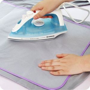 Housse de planche à repasser pliable isolante en tissu maillé, résistante aux hautes températures, couleur aléatoire, pour usage domestique - Product Image 3