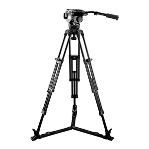 Trépied vidéo en aluminium <span class=keywords><strong>E</strong></span>-<span class=keywords><strong>IMAGE</strong></span> EG25A2 réglable avec tête fluide et charge utile de 28 kg - Product Image 1