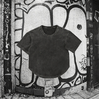 T-shirt court en coton 100% lavé 200GSM imprimé animalier personnalisé OEM pour femme, style streetwear, vente en gros
