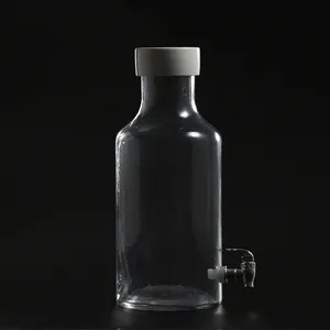ジュースやワインの貯蔵用の最も安価な手吹きの頑丈な透明ガラス製品