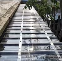 Techo Corrugado Amarillo Brillante para Toldos de Terraza de Cafeterías, Áreas de Comedor al Aire Libre y Proyectos de Toldos Comerciales