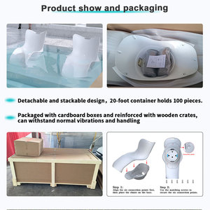 เก้าอี้สระว่ายน้ำเก้าอี้นอนกลางแจ้งเก้าอี้เลานจ์สระว่ายน้ำไฟเบอร์กลาส - Product Image 6