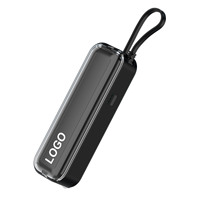 WJACC ETL Certifié Câble Type-C intégré Chargeur mural PD20W Power Bank